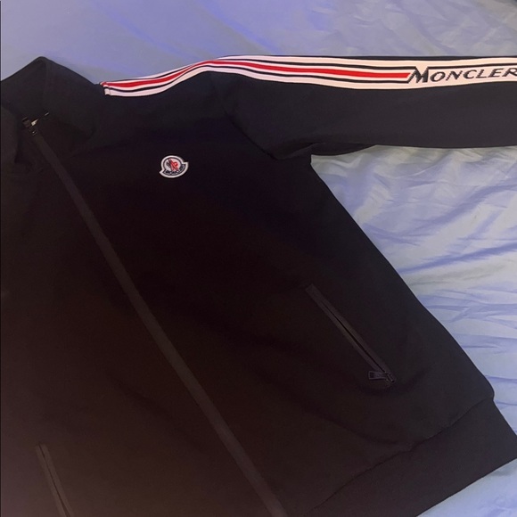 Moncler Black, Red, and white Tracksuit - Picture 1 of 9